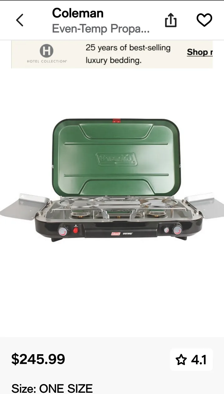 Coleman Eventemp 3-Burner Propane Camp Stove image indicator(6)