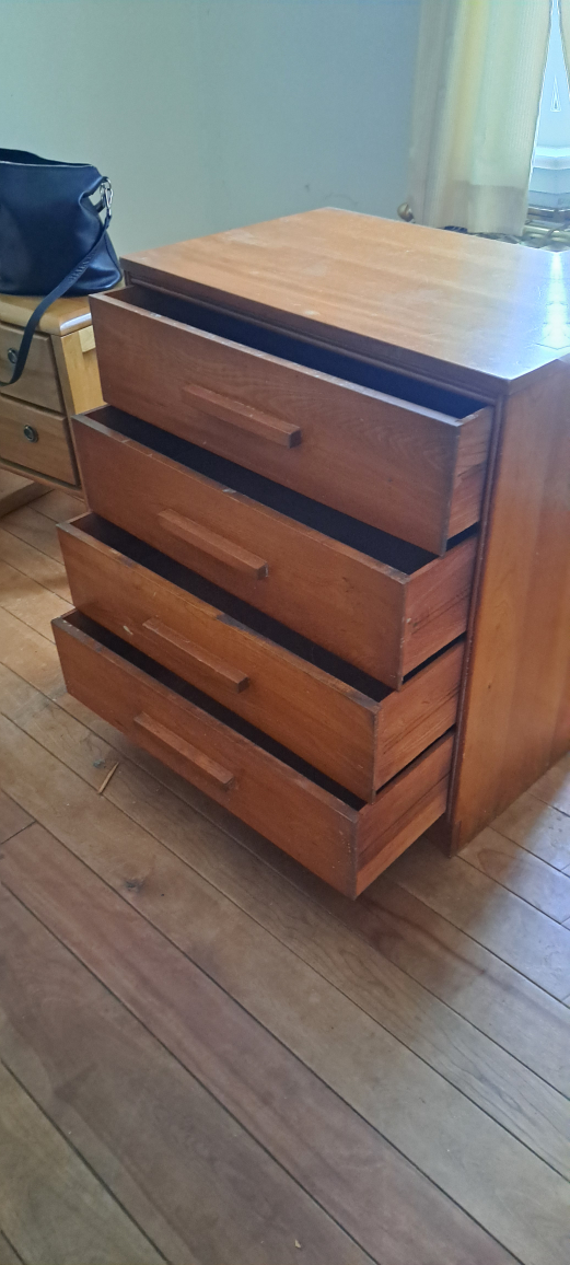 Mid century vintage Wooden Drawer Dresser - photo 5