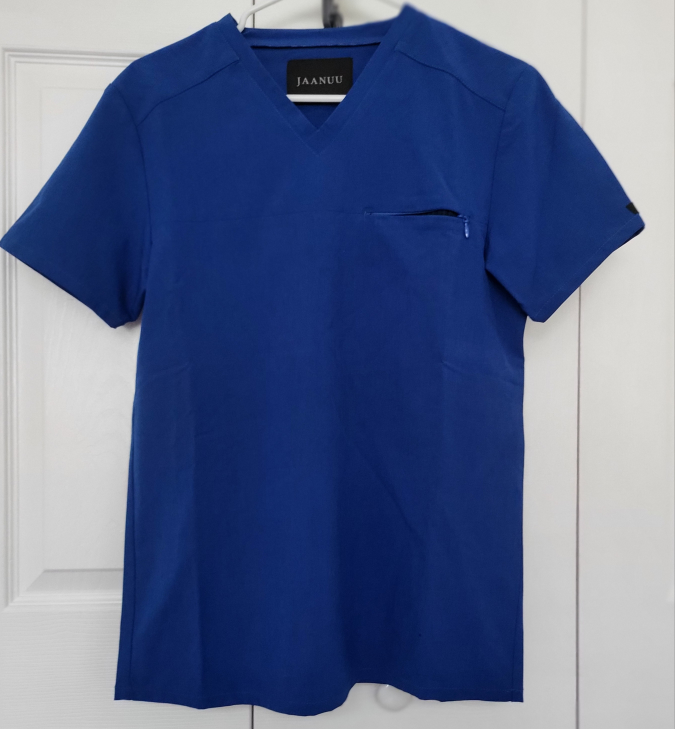 JAANUU Men's Royal Blue Scrub Set - photo 5