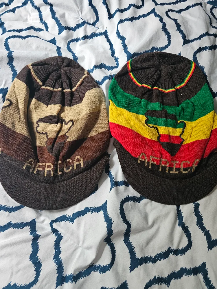 Two Africa Beanie Hats thumbnail