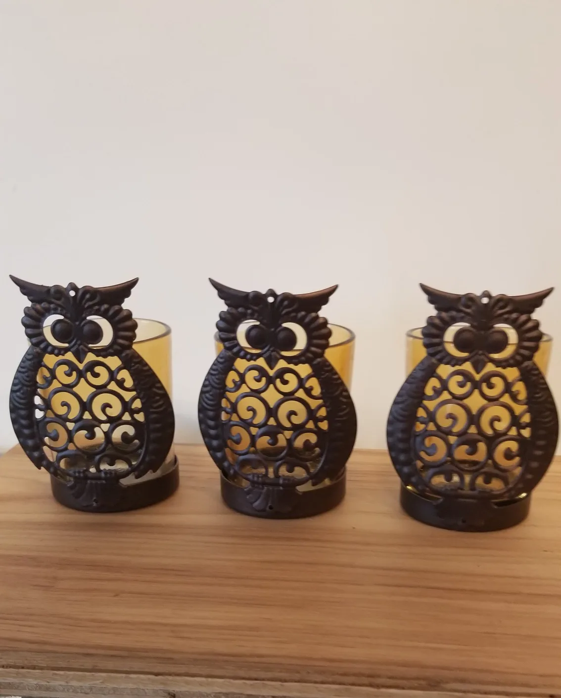 Owl themed Candle Holders. Available! image indicator(2)