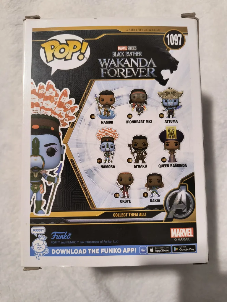 Marvel Wakanda Forever Funko Pop - Namora image indicator(2)
