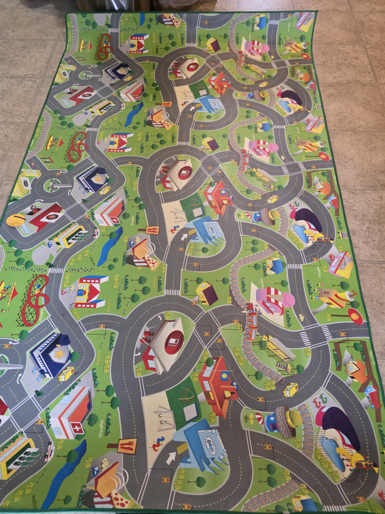 Mega Bloks Truck & Road Rug