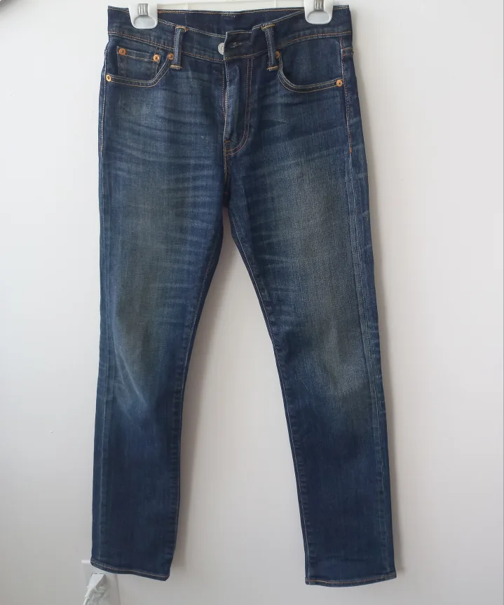 Levi's Men's 513 Stylish Blue Denim Jeans Size W 27 / L 32 US thumbnail