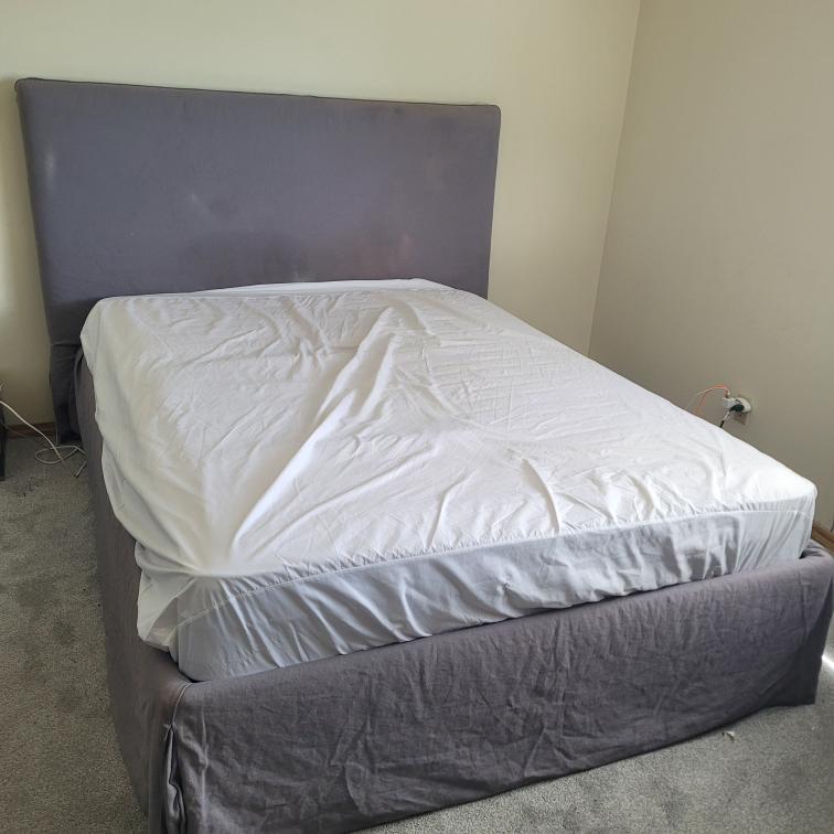 Furniture Set: Nightstands, Bed, Microwave, Dining Set, Couch - photo 2