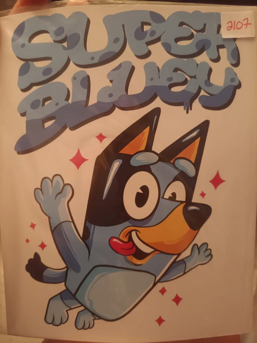 BigWig Prints Bluey Poster - 6 Pack (8x10") Unframed - NEW thumbnail