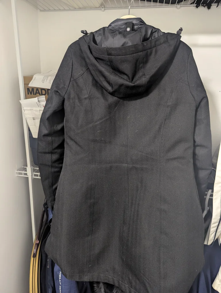 Gotcha Glacier Black Herringbone Coat image indicator(9)