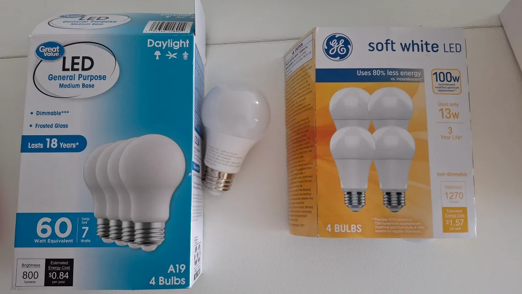 Great Value & GE LED Light Bulbs thumbnail