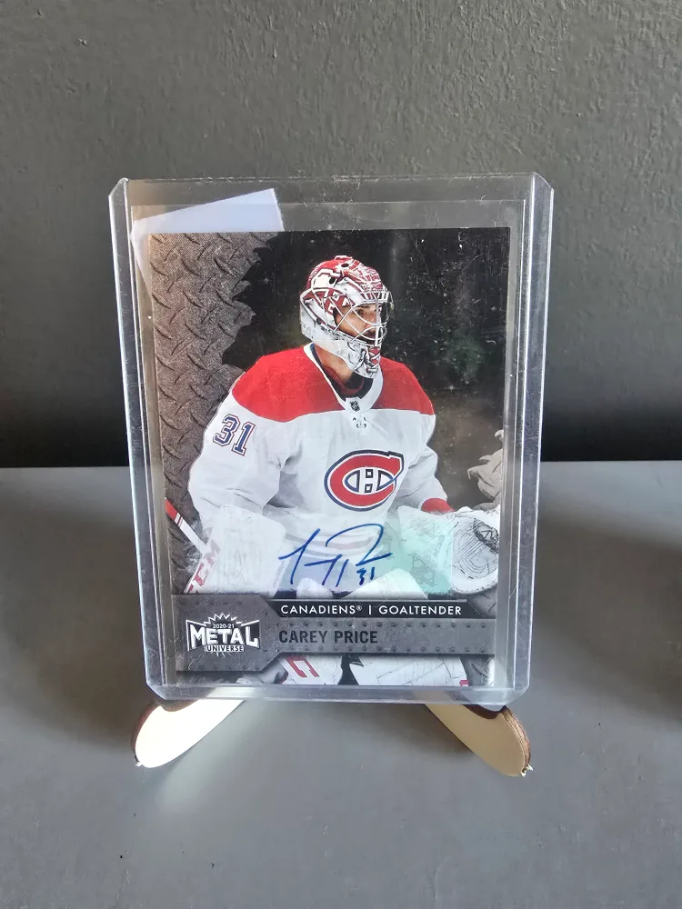 20-21 Metal Universe Carey Price Autograph thumbnail