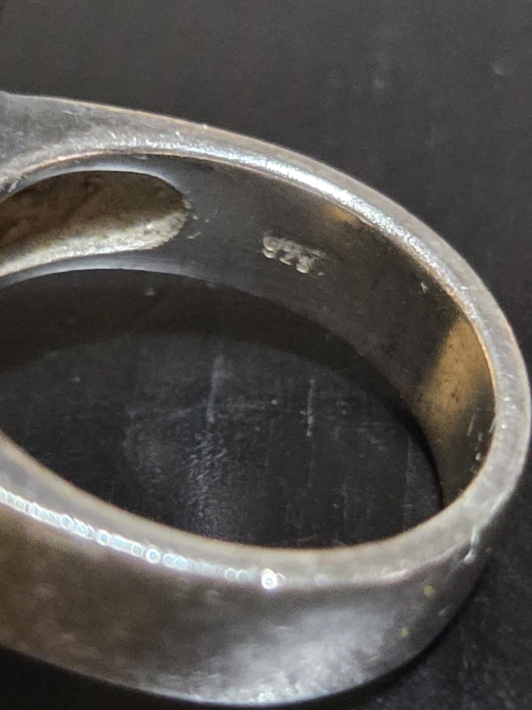 Sterling Silver Ring with Mother of Pearl size 7 - photo 4