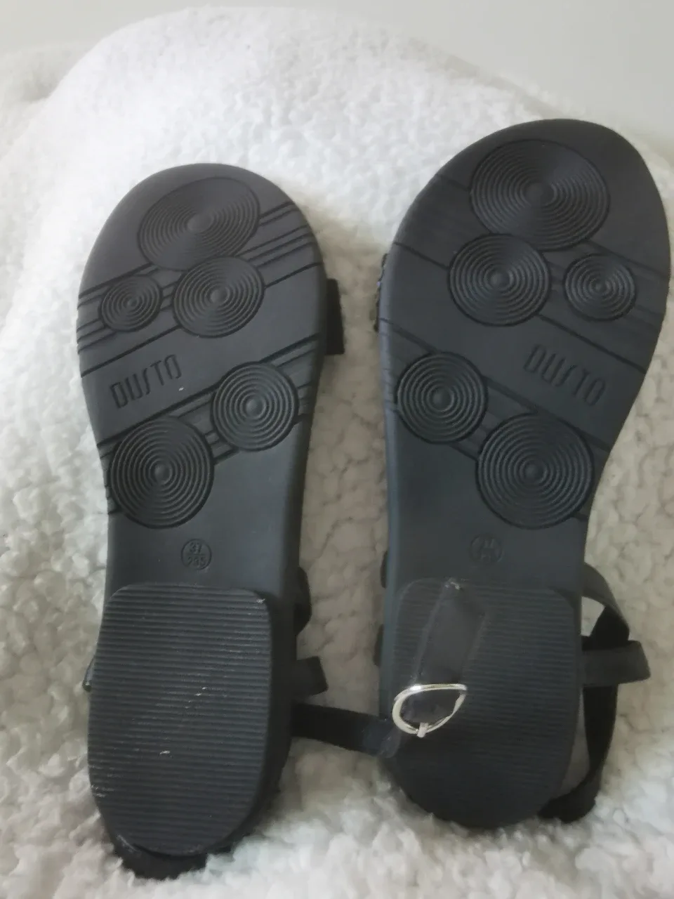 Dusto Black Embellished Sandals - Size 36 image indicator(2)