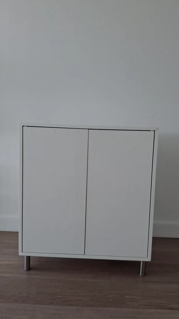White Cabinet with Shelves thumbnail