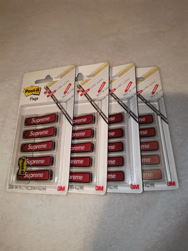 SUPREME Post-It Flags - New Sealed thumbnail