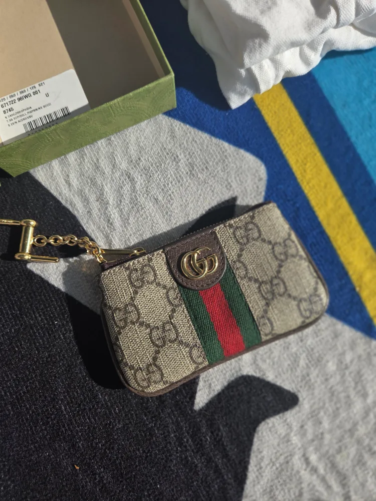 Gucci GG Marmont Ophidia Key Pouch thumbnail