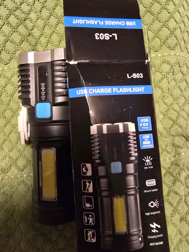 L-S03 USB Charge Flashlight thumbnail