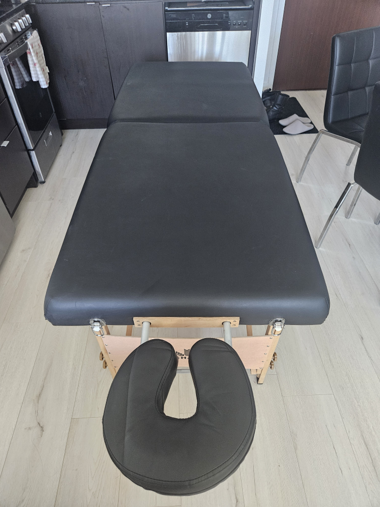 Vichalla Portable Massage Table - Black - photo 3