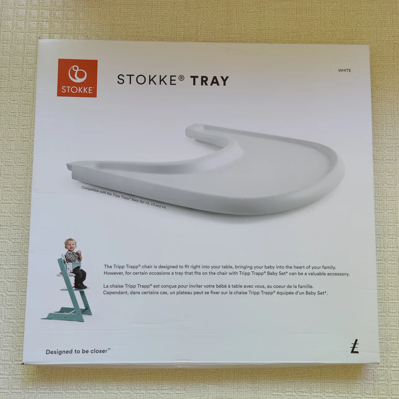 New Stokke Tripp Trapp Tray - White image indicator(2)