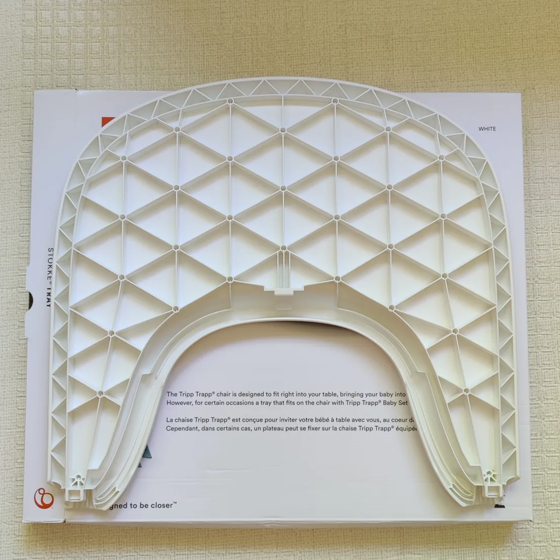 New Stokke Tripp Trapp Tray - White image indicator(3)