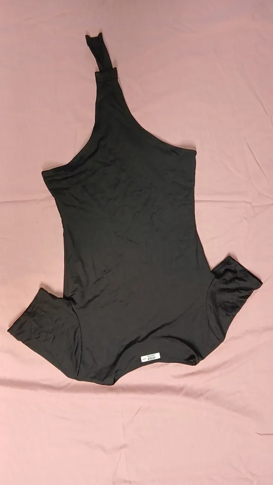 Ardene Black One-Shoulder Bodysuit - Size XS/TP thumbnail