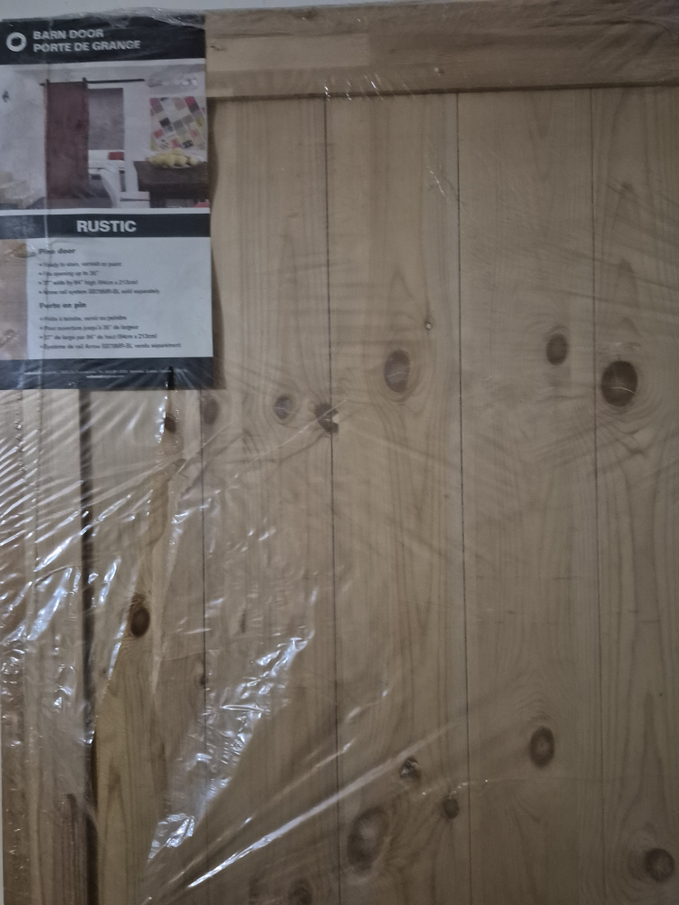 Barn Door And Rail System - Rustic Pine Door - photo 2