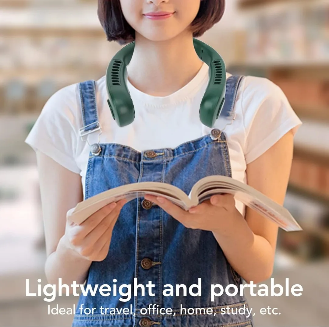Portable Neck Fan - Green thumbnail
