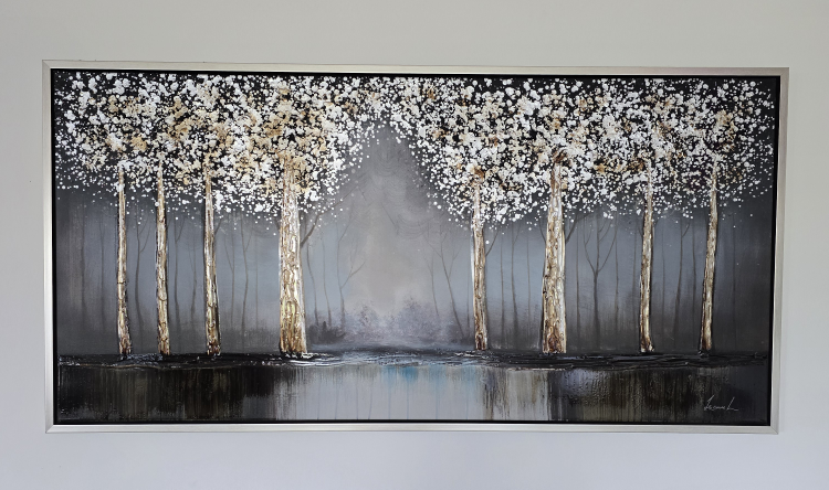 Framed Trees Painting