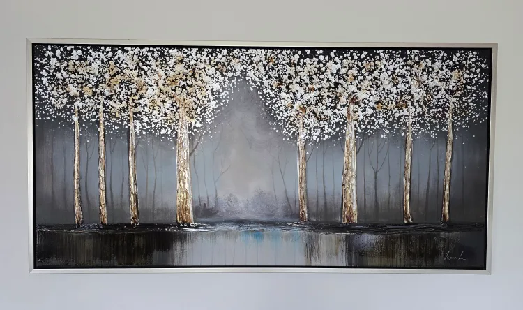 Framed Trees Painting thumbnail