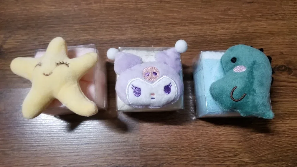 Cute Plush Hand Towel Set - New! party favor thumbnail