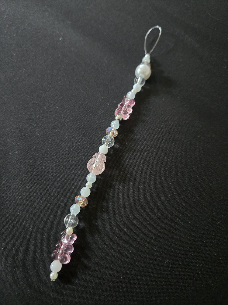 Handmade Beaded Phone Charm - photo 3