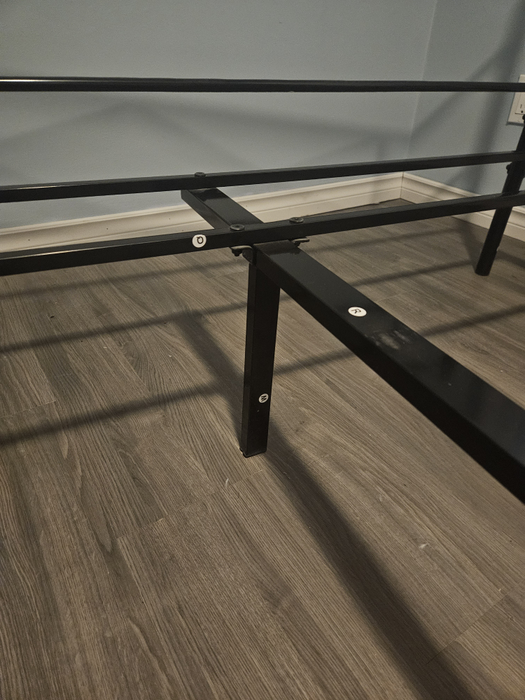 Black Metal Bed Frame - photo 2