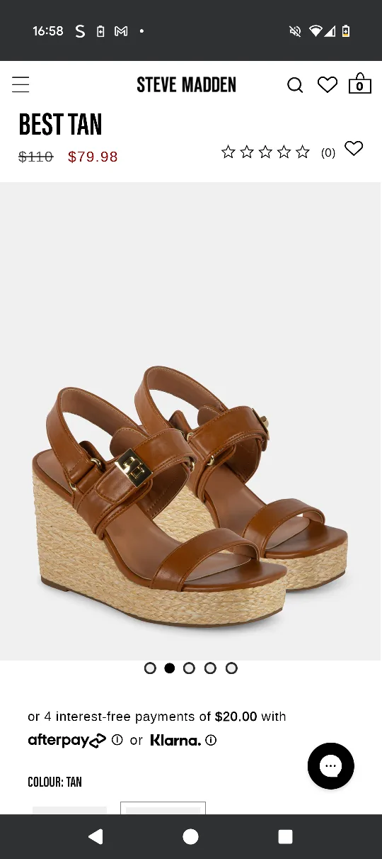 Steve Madden Ankle strap wedge sandal image indicator(7)