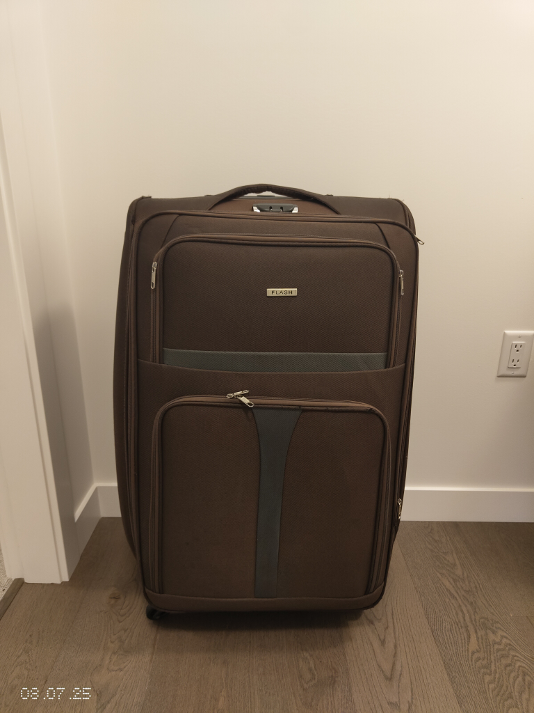 Brown Travel Suitcase for Sale