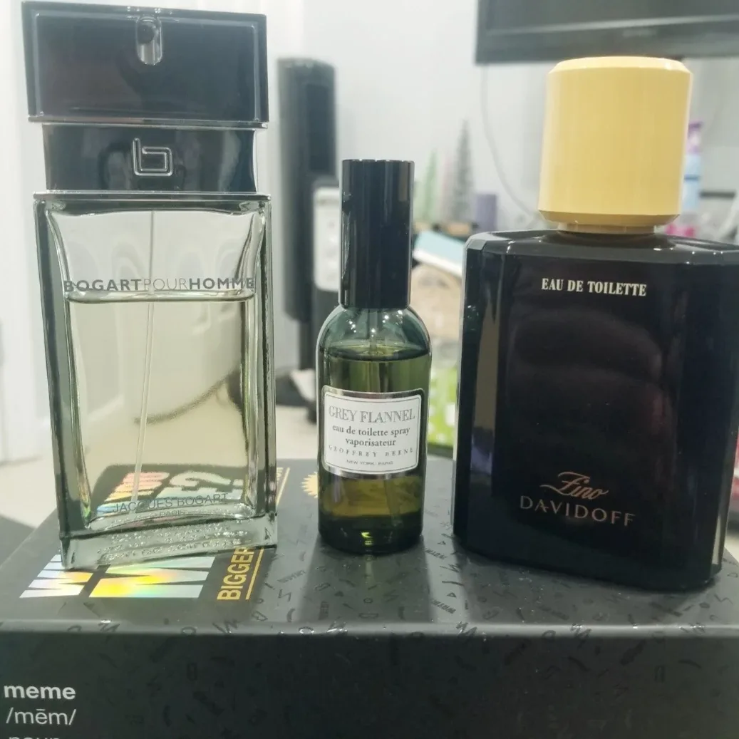 3 bottles of men's cologne - Vintage thumbnail