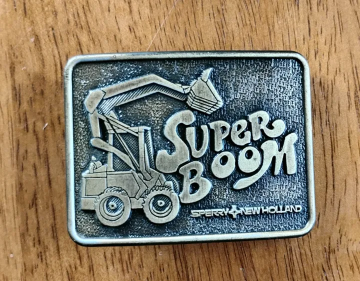 Vintage Sperry New Holland Super Boom Belt Buckle thumbnail