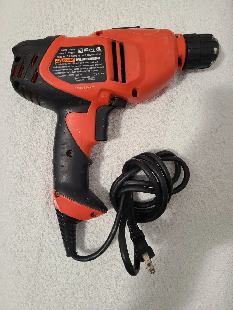 Black & Decker Electric Corded Drill image indicator(2)