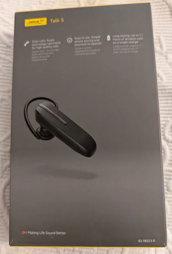 New Jabra Talk 5 Bluetooth Headset thumbnail