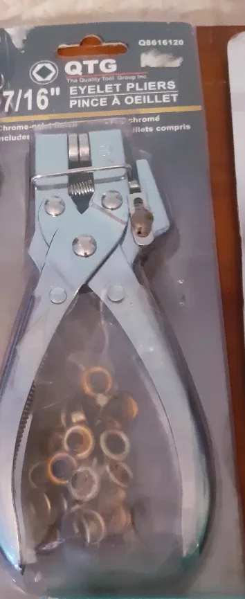 QTG 7/16" Eyelet Pliers - New! thumbnail