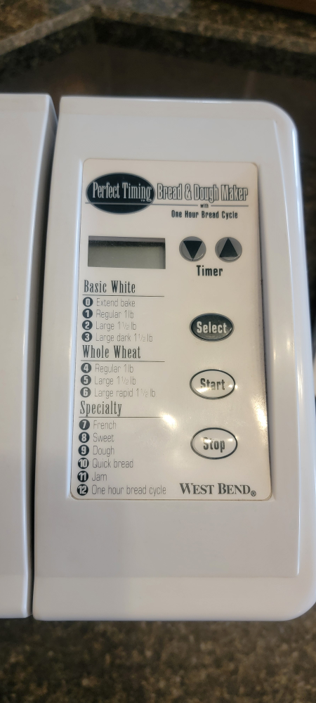 Bread Maker - West Bend Perfect Timing Bread & Dough Maker - photo 4