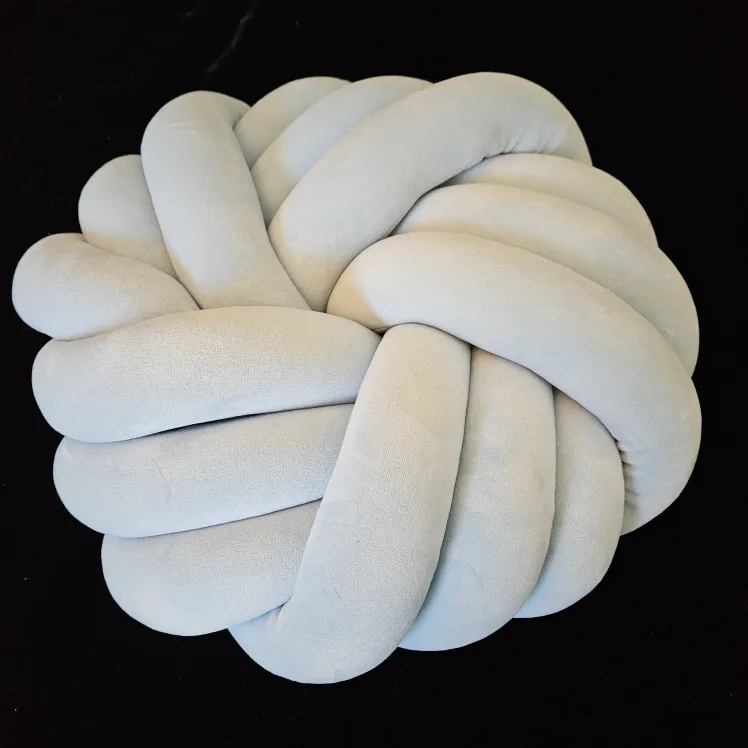 Knot Pillow - Light Blue thumbnail