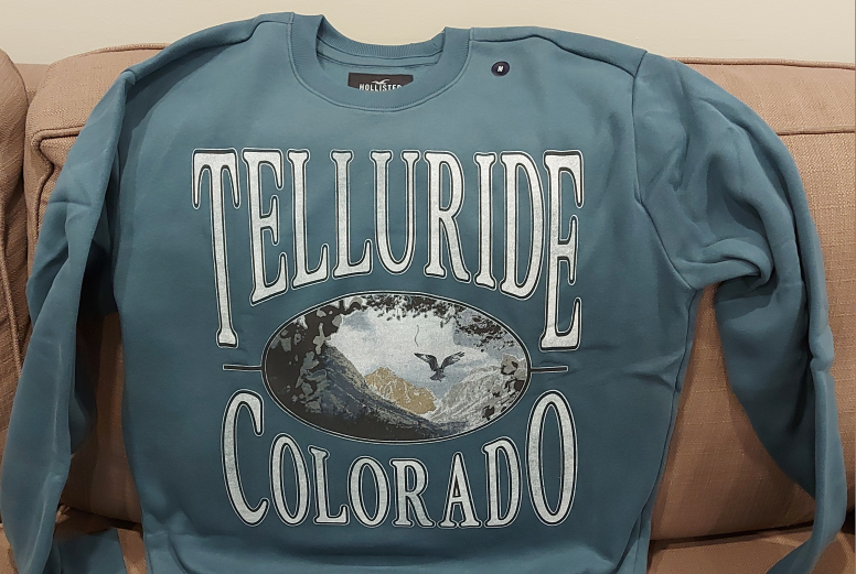 Hollister Telluride Colorado Crewneck - New