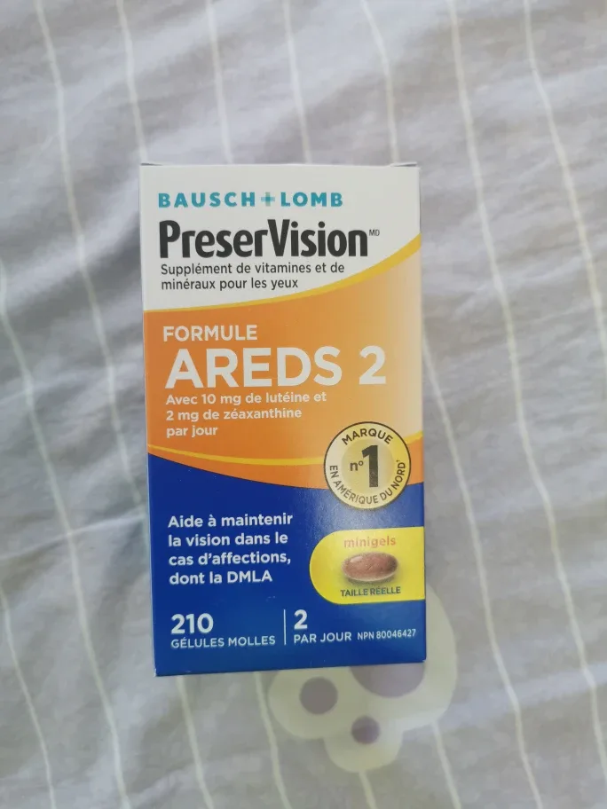 Bausch + Lomb PreserVision Areds 2, 210 Soft Gels thumbnail