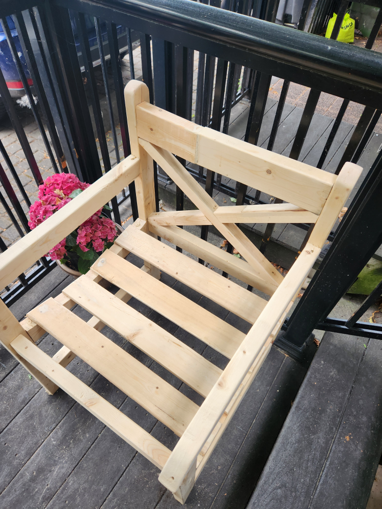 Custom Rustic Patio Chair - photo 2