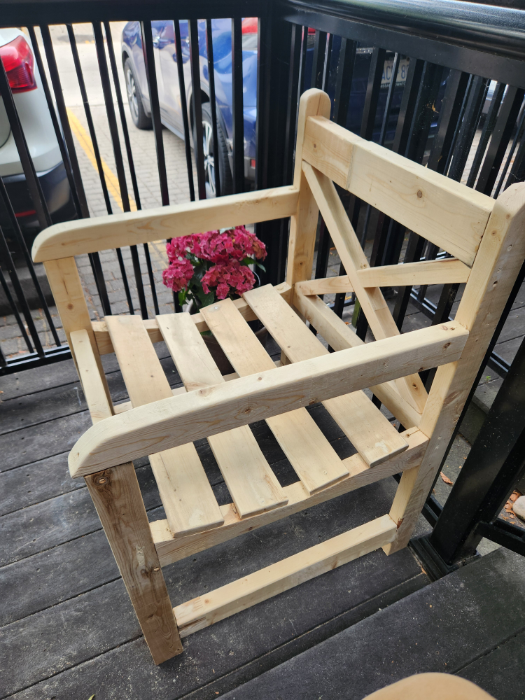 Custom Rustic Patio Chair - photo 4