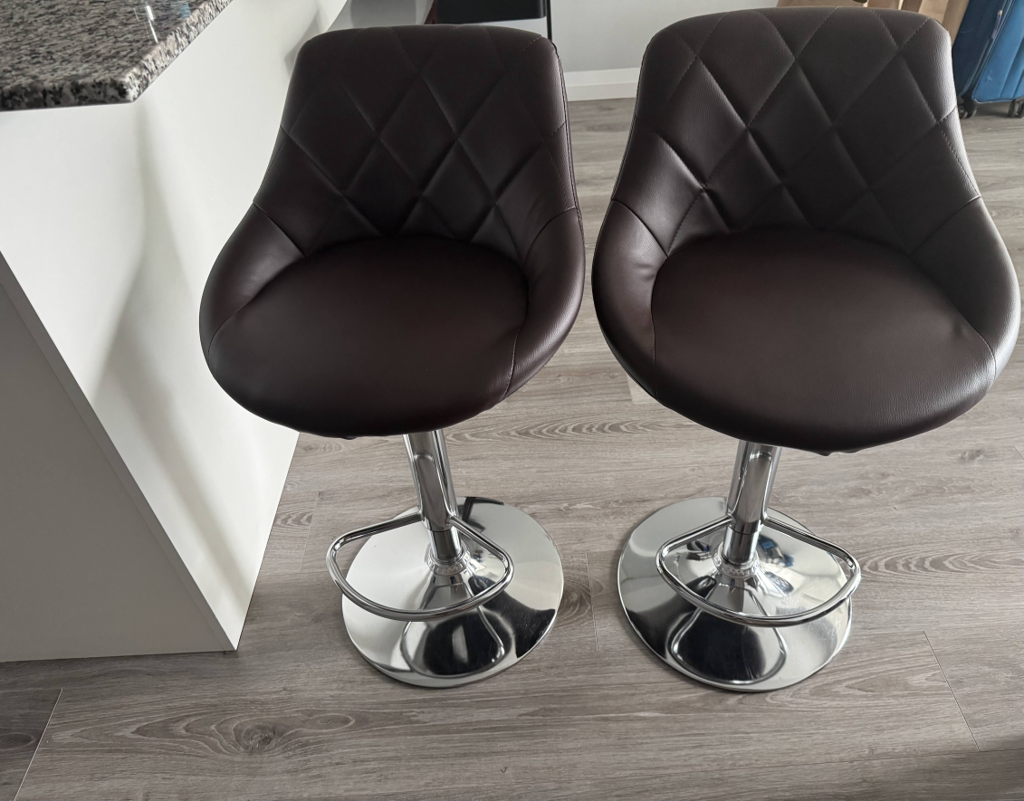 Swivel Bar Stools - Set of 2 - photo 2