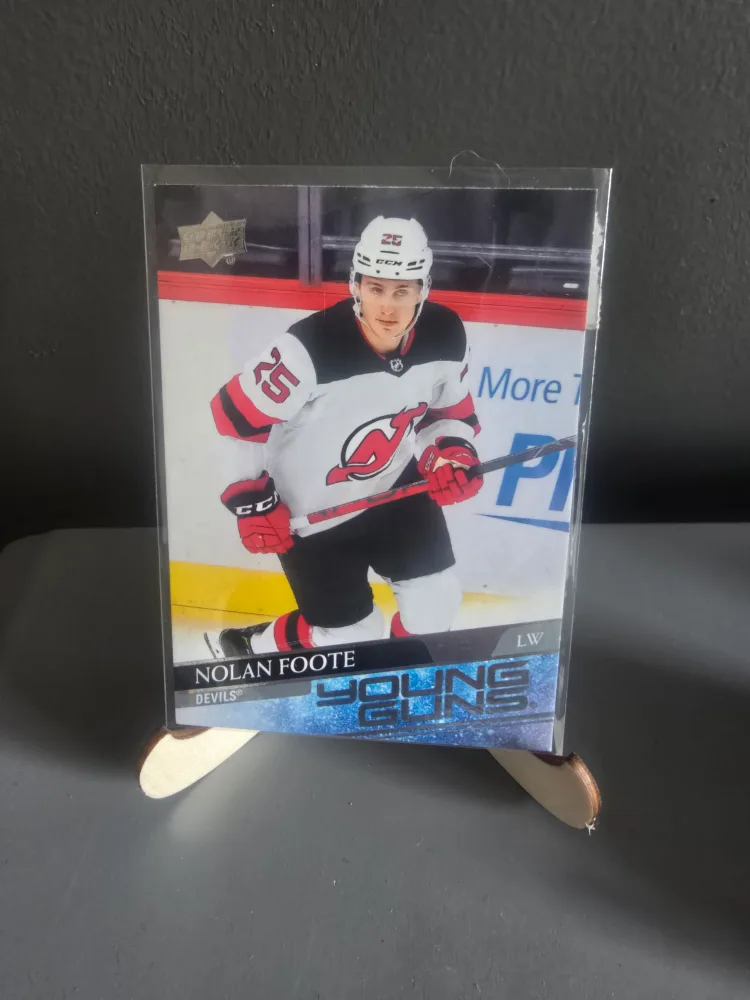 Nolan Foote Young Guns Hockey Card thumbnail