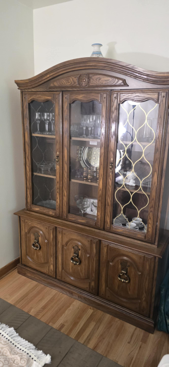 Wooden China Cabinet - 72 inches tall