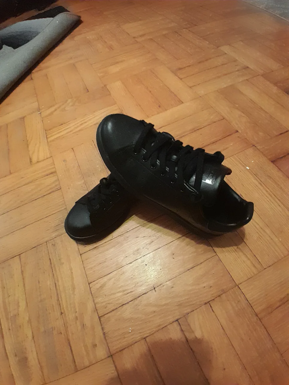 Adidas Stan Smith Sneakers - Black Size 8.5 thumbnail