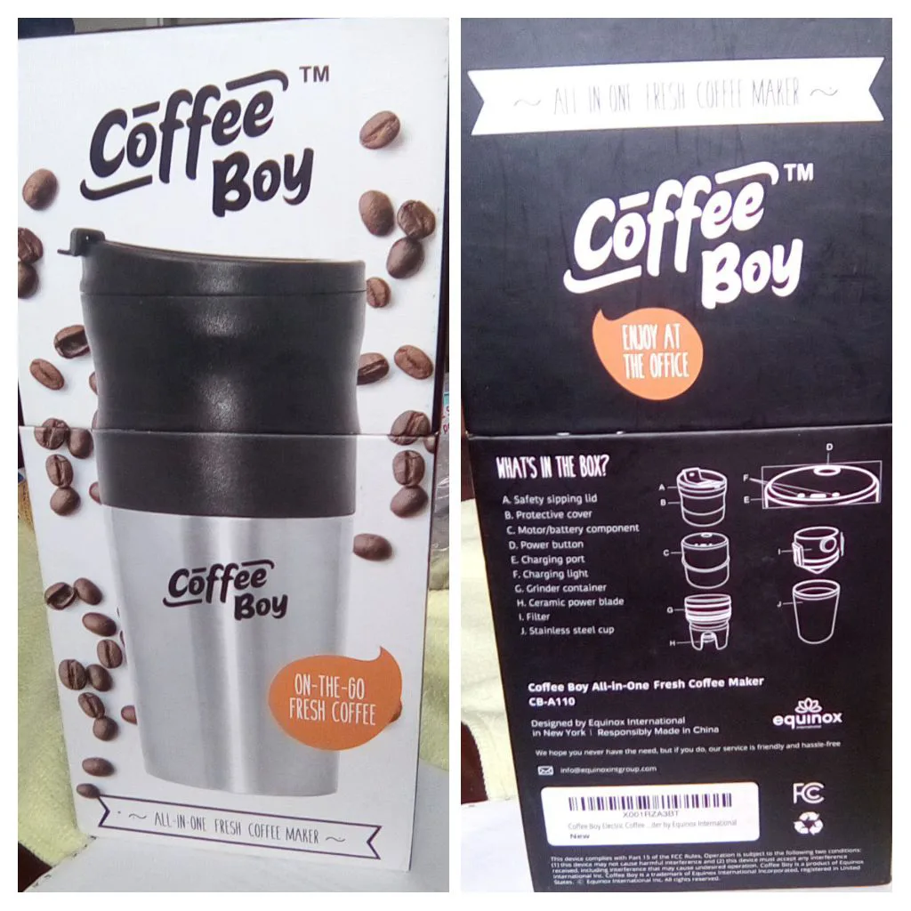 Coffee Boy All-in-One Fresh Coffee Maker and grinder thumbnail