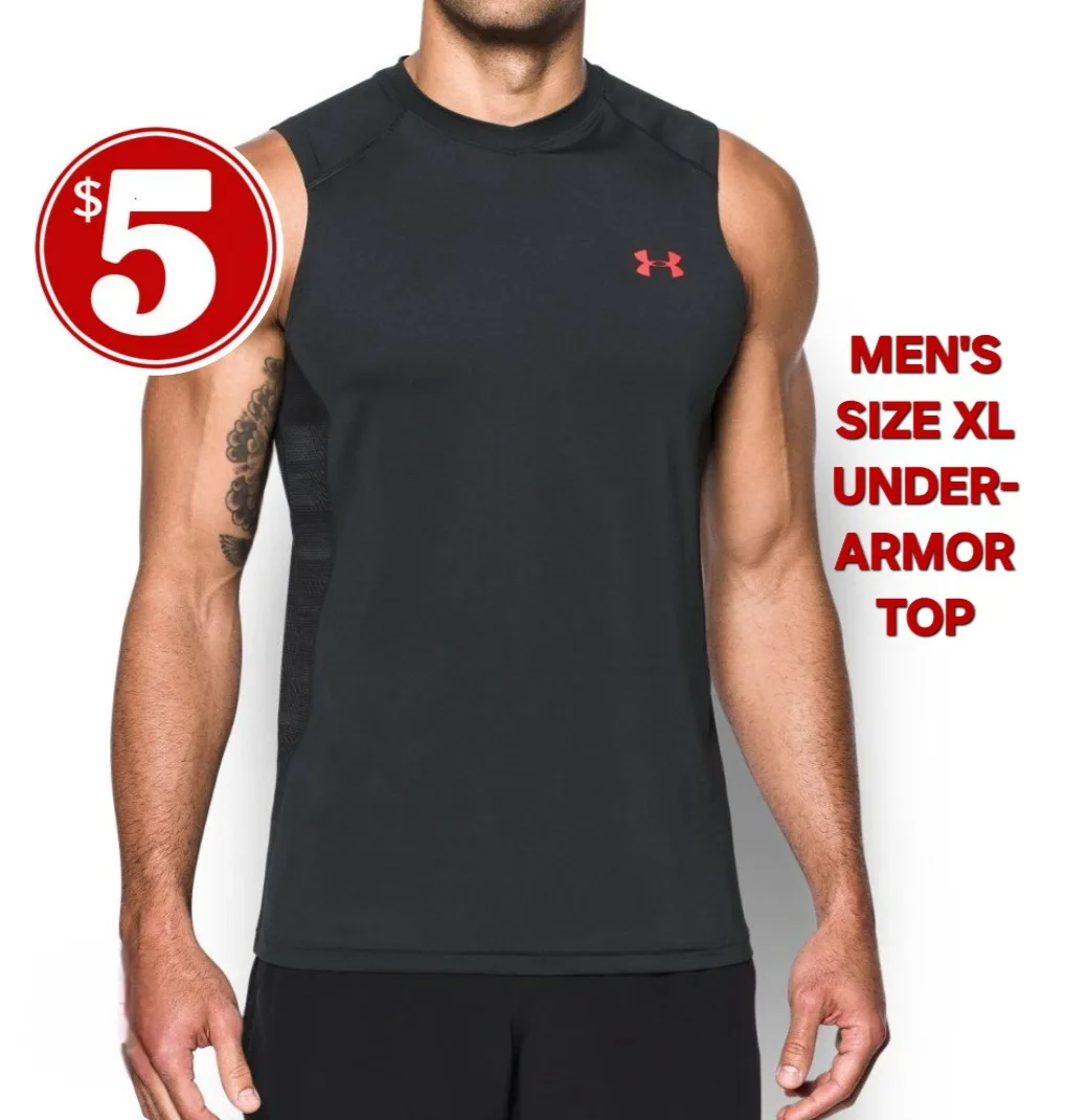 Men's XL UA Muscle Shirt - LIKE NEW! thumbnail