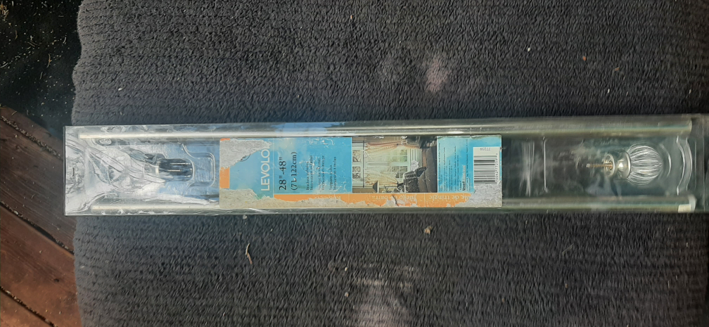 Levolor Curtain Rod 28-48 inch NEW